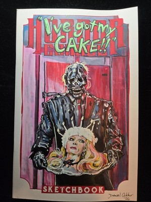 Horror Comics Sketchbook 1, Blank Variant Sketch by Daniel Crutcher, Creepshow 