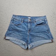 Old Navy Shorts Womens 8 Blue Denim Cutoff
