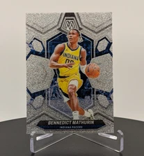 2022-23 Panini Mosaic Glitter SSP - Bennedict Mathurin #71 (RC)