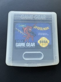 SEGA GAMEGEAR VIDEO GAME SPIDERMAN SPIDER MAN CARTRIDGE GEAR FLYING EDGE CART