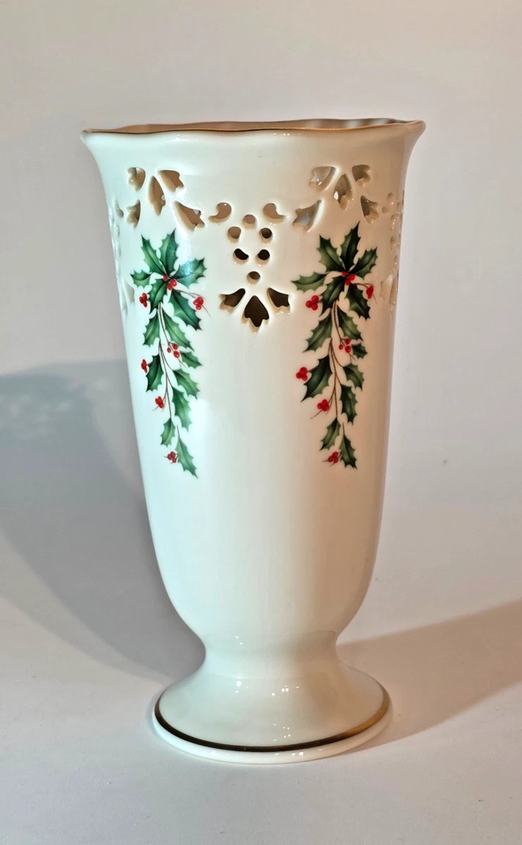 Lenox Christmas Vase In Lenox Vases for sale | eBay