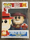 Funko Pop! Dudley Do Right #419 2018 Canada Fan Expo Exclusive w/ Protector