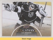 2021-22 Upper Deck Series 2 UD Canvas Cal Petersen #C158 READ 1a9z