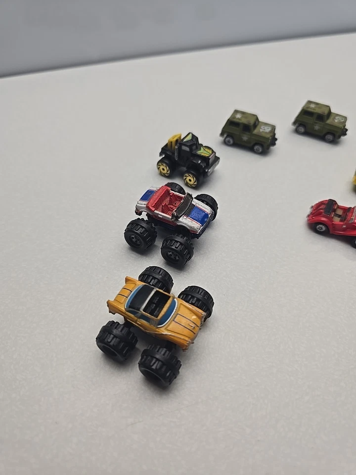 Vintage Micro Machines Lot Of 8 Mixed Cars, Monster Trucks, Military Red Cross - Image 3 of 4