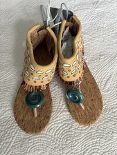 MOANA COSTUME SHOES NWT Size 11-12 DISNEY STORE