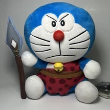NWT 10” Doraemon Caveman Costume Plush Toy 2016