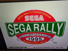 Sega Rally Championship International Game Sega Saturn Manual Retro Gift Vintage