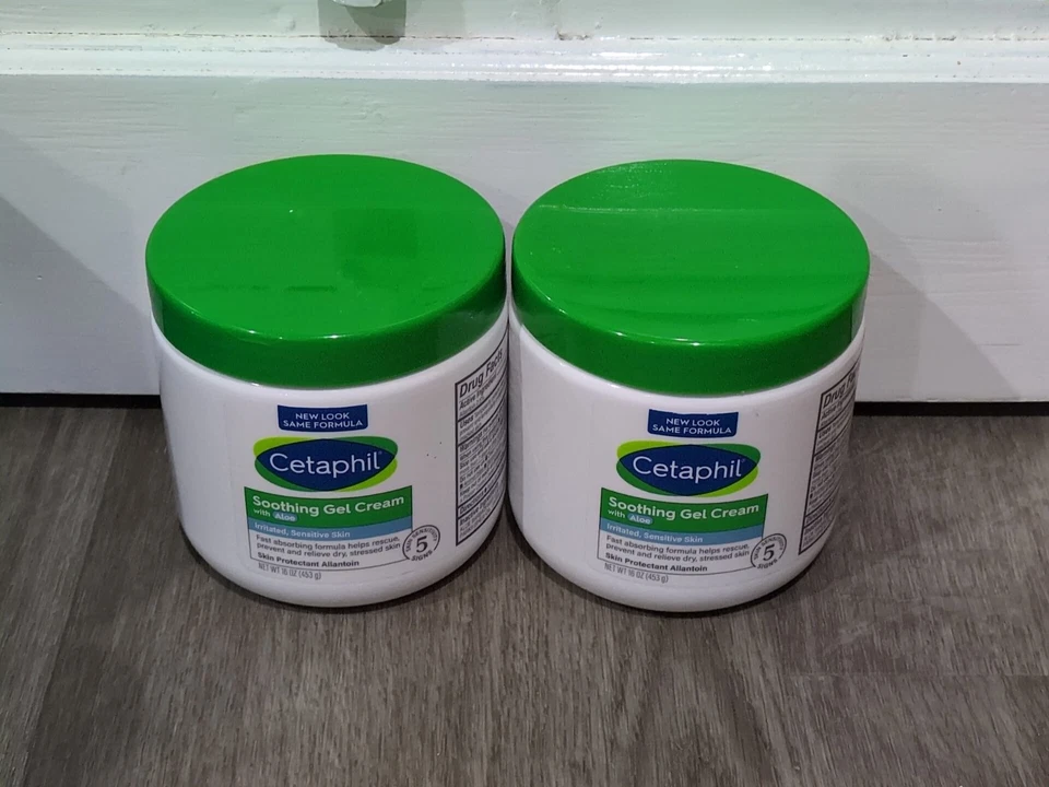 Crema Gel Calmante Cetaphil con Aloe para Piel Irritada y Sensible 2 piezas Nueva Foto 2 de 4