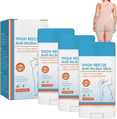 LFCFBH 3 PCS Chub Rub Stick, Waterproof anti Chafing Cream, anti Chafing Stick f