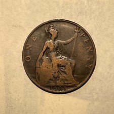 GB King Edward VII 1907  1 Penny MS