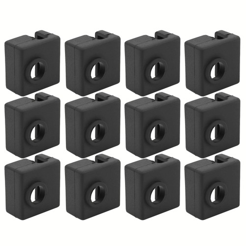 12Pcs Heater Block Cover Heating Aluminium Cap Sock Sleeve 280℃ For MK7/8/9 - Picture 4 of 19