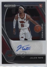 2021-22 Panini Prizm Draft Picks Draft Picks Jalen Tate #DP-JTA Auto 3hd