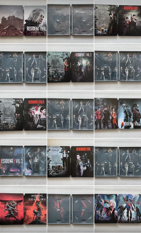 Paquete de 5 fundas Steelbook hechas a medida (elige cualquiera de los 5 artículos) PS4/PS5/Xbox/NS Foto 4 de 4