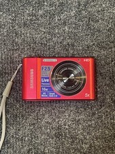 Samsung ST66 16.1 MP Compact Digital Camera - Red - Tested Working