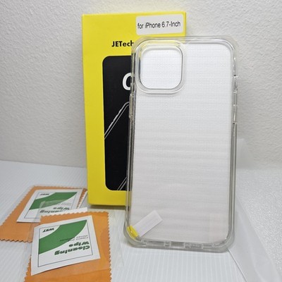 JETech Clear Case for iPhone 12 Pro Max 6.7 inch w/ screen protector. NEW