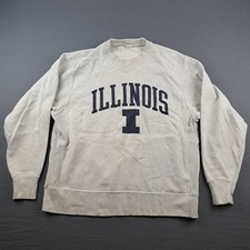 VTG Champion Reverse Weave Sweatshirt Illinois University Men's Size Large