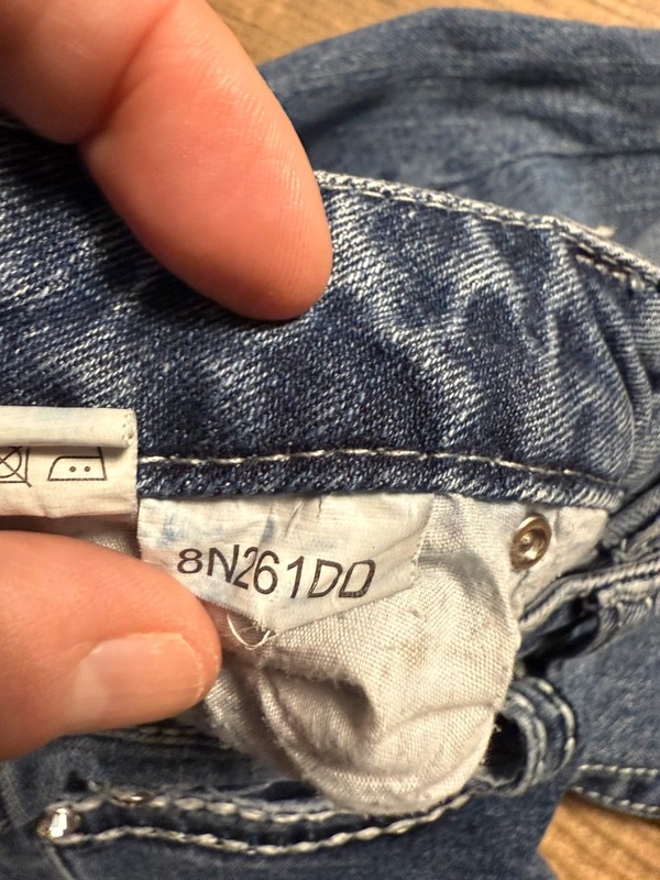 Y2K ladies bootcut Ethyl jeans size waist 30” embellished and embroidered image 7