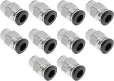 Push to Connect Air Fittings 1/4" Male Thread Air Line Quick Connector Plastic