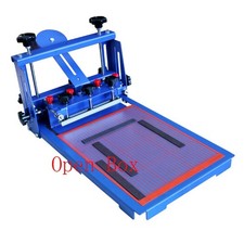 Open Box! Desktop Screen Printing Press 1 Color Micro-adjust Screen Printer