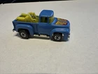 Vintage 1973 Hot Wheels Blue Ford ‘56 Hi HAULER Pick Up Truck With Motorcycles