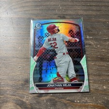 2023 Bowman - Chrome Prospects Jonathan Mejia #BCP-15 Lunar Glow Refractor (RC)