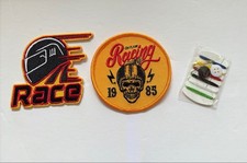 Iron on Patch, 2 Racing Cars, Embroidered Military Patch, Sewing Tool Included,