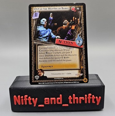 OUT OF THE MOUTHS OF BABES Buffy Vampire Slayer BTVS CCG Promo P5