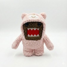 Domo Kun 7  Plush NHK 607 Cute Pink Teddy Bear Domo Limited Edition 2011 RARE 