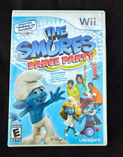Wii - The Smurfs Dance Party Ubisoft 2011 Complete CIB Manual Included