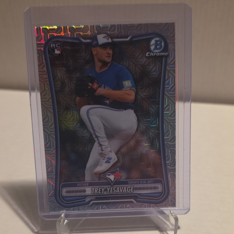 Topps 2025 Bowman Chrome Trey Yesavage RC #41 Toronto Blue Jays Card
