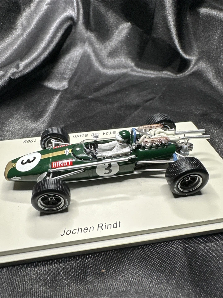 SPARK 1/43 S4337 Brabham BT24 Repco #3 3er GP de Sudáfrica 1968 Jochen Rindt EE. UU. Foto 3 de 4