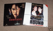 JENNIER TILLY BOUND SHARON STONE DIABOLIQUE LASER DISC
