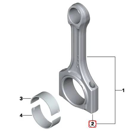 BMW CONROD Bolts Set (x8) Part Number 11247516808 for sale online  