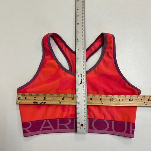 Under Armour Sports Bra Womens Size S Small Racerback Strap Logo Band Athletic - Picture 6 of 7
