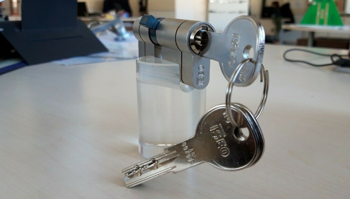 Iseo 'R6 Plus' Cylindre 5 Clés 30 X 80 Mm