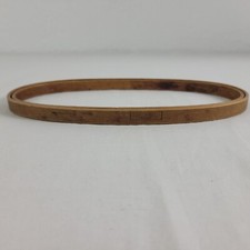 Duchess Embroidery Hoop Oval Wood 9" x 4.5" Felt Lined Patina Royal EUC