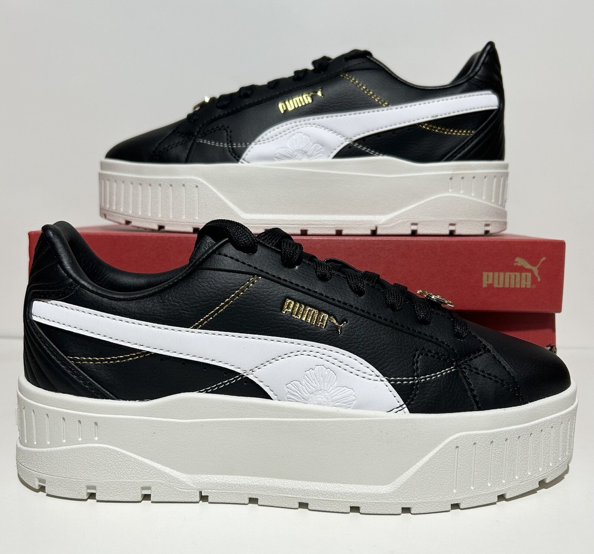 Puma Karmen II Womens Size 7 Class Act Black Gold Urban