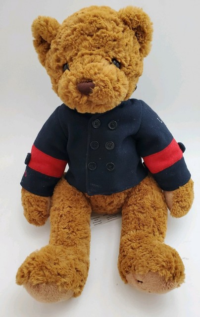 FAO Schwarz Toys R Us Brown Teddy Bear Blue Red USA Jacket 11