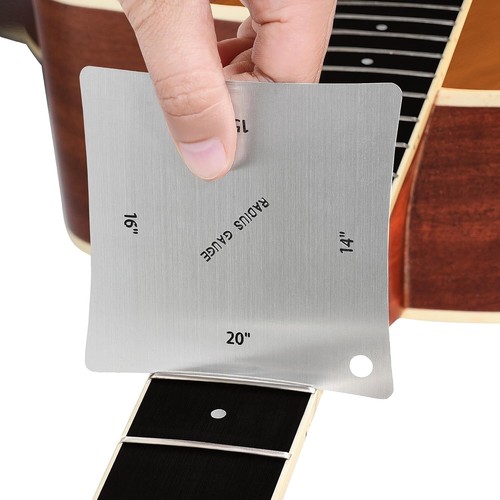 Professional 16" Fret Leveling & Setup Tool Kit with Gold Finish for Guitarists - Picture 7 of 9