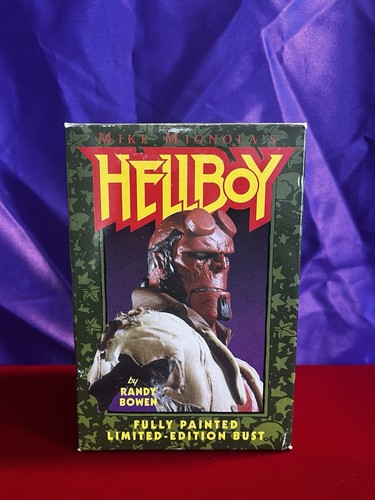 Mike Mignola's Hellboy - 1997 Bowen Designs Mini Bust Statue Not SS - Picture 2 of 11