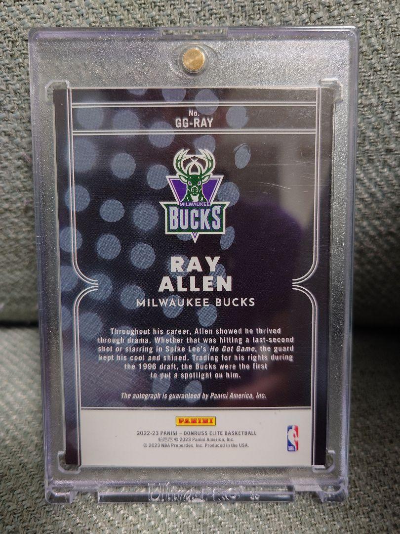 Nba Ray Allen Auto 25 Siri Donruss Elite | eBay