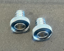 2 Schlauchverschraubungen 3/4" flachdichtend KS-T&uuml;lle f&uuml;r Wasserkrahn 3/4"
