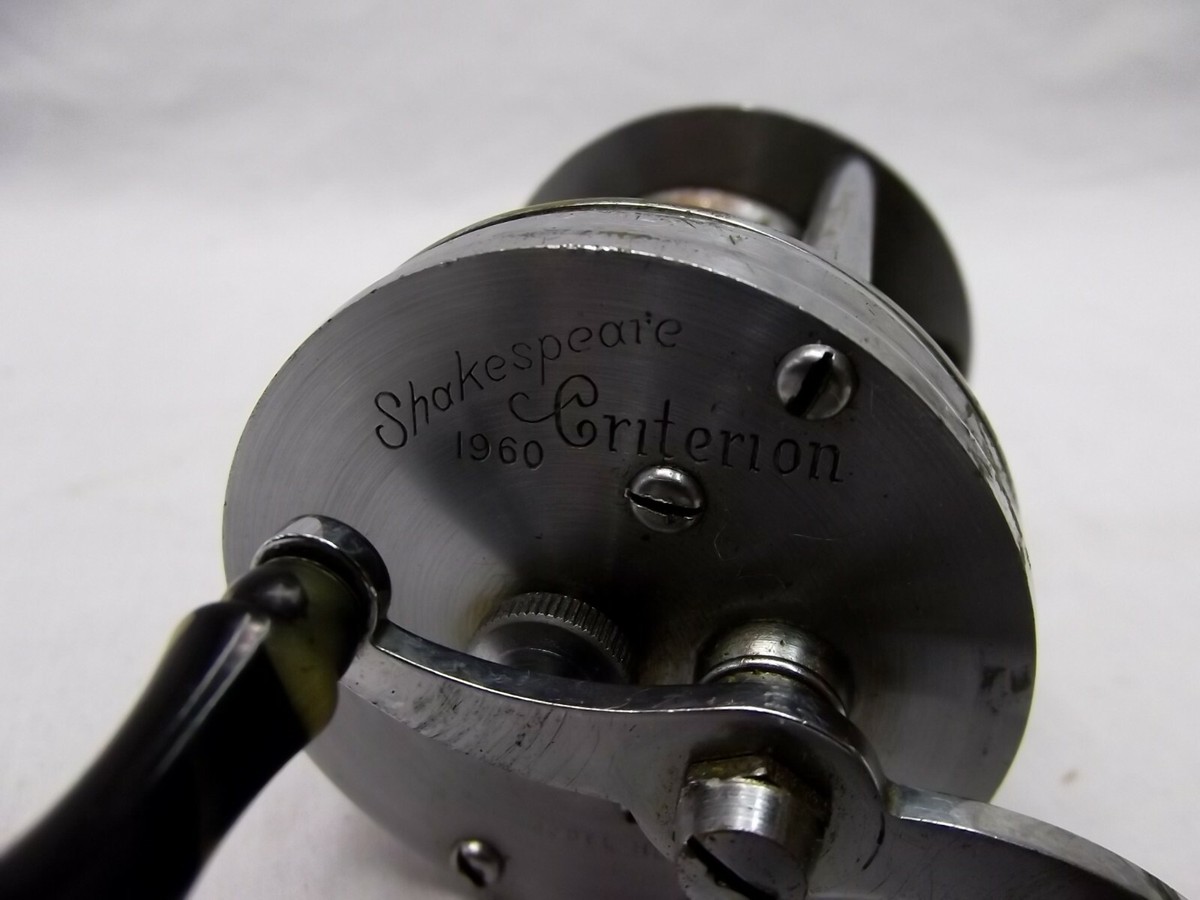 Moulinet de pêche Shakespeare Criterion 1960 modèle GE vintage