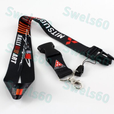 For Ralliart Racing Lanyard Key/Phone Fresh As Fck RACING EVO JDM Mitsubishi NEW