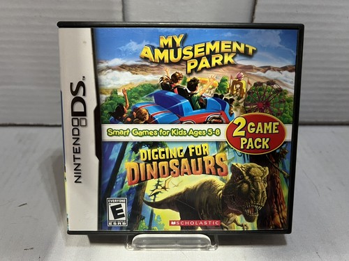 My Amusement Park Digging for Dinosaurs (Nintendo DS, 2012) Tested And Works Ds