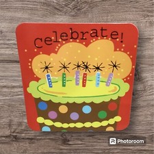 5x5 Inches Happy Birthday Greeting Card Celebrate