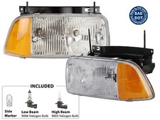 1994-1998 Gmc Sonoma S10 1995-1997 Jimmy Bravada Head Lamp Passenger Driver Pair