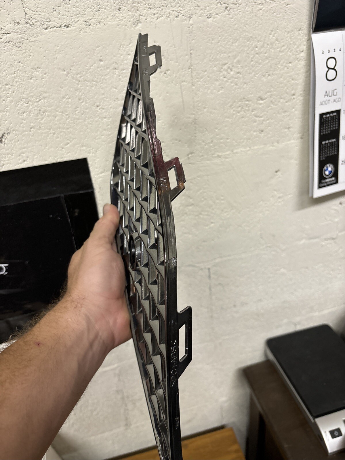 2012-17 Bentley Continental front bumper Left side grille 3W3807647 #540