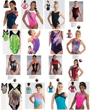 NEW tags Gymnastics Leotard GK Dreamlight Snowflake Shannon Miller Swarovski AXS