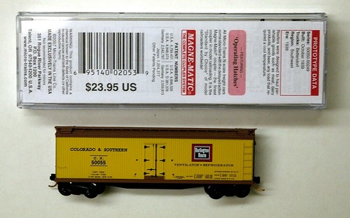 Coche refrigerador de madera MTL Micro-Trains 04900370 Colorado and Southern C&S 50055 | Zustand: New